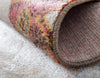 Lunar Luxe Collection Area Rug -  Ganymede Round Orange  lifestyle 50