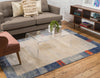 Lunar Luxe Collection Area Rug -  Ganymede Rectangle Blue  lifestyle 5