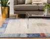 Lunar Luxe Collection Area Rug -  Ganymede Rectangle Blue  lifestyle 7