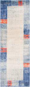 Lunar Luxe Collection Area Rug -  Ganymede Runner Blue  lifestyle 24