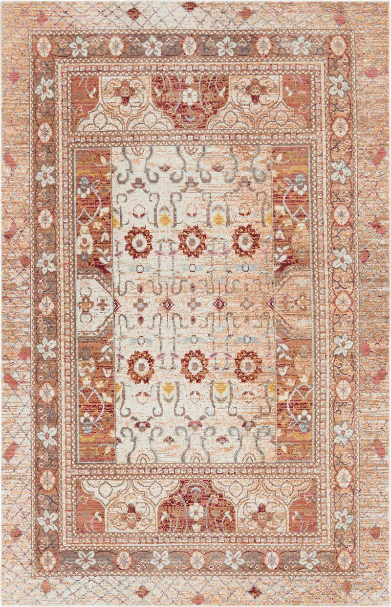 Lagoon Luxe Collection Area Rug -  Dock Rectangle Beige  lifestyle 2