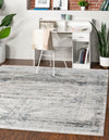 Coastal Manor Collection Area Rug -  Seagrove Square Dark Blue  lifestyle 40