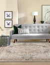 Coastal Manor Collection Area Rug -  Seagrove Square Beige  lifestyle 44