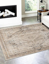 Coastal Manor Collection Area Rug -  Seagrove Square Beige  lifestyle 59