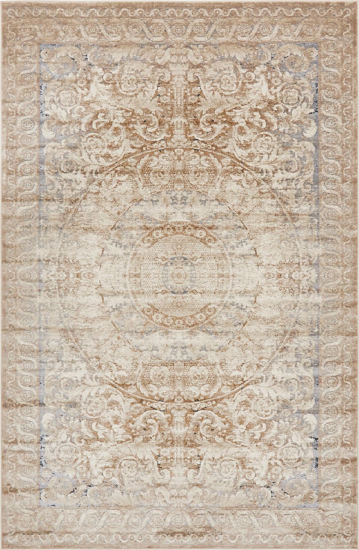 Coastal Manor Collection Area Rug -  Sailview Rectangle Beige  lifestyle 2