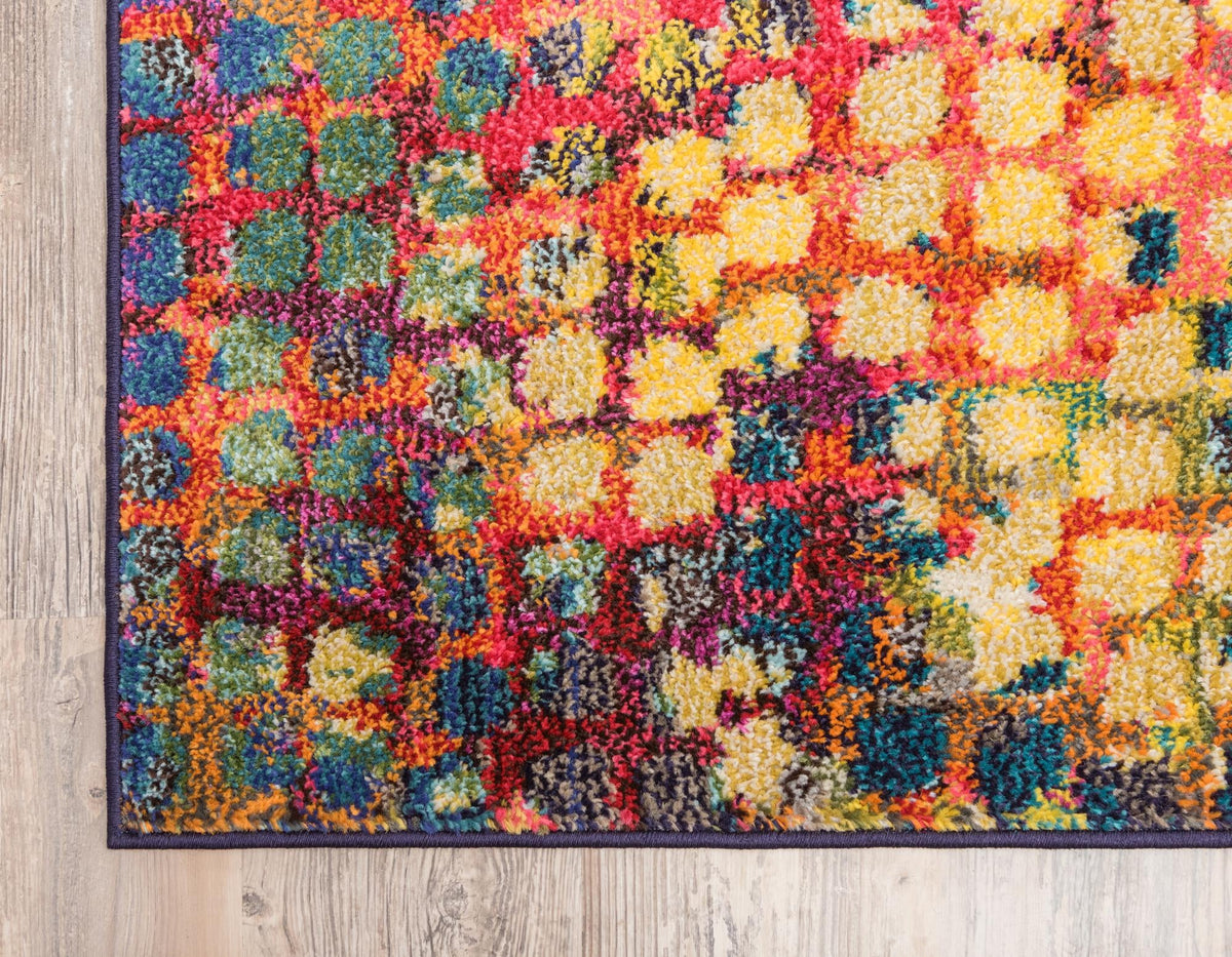 Chromatic Oasis Collection Area Rug -  Tropic Rectangle Multi  lifestyle 26