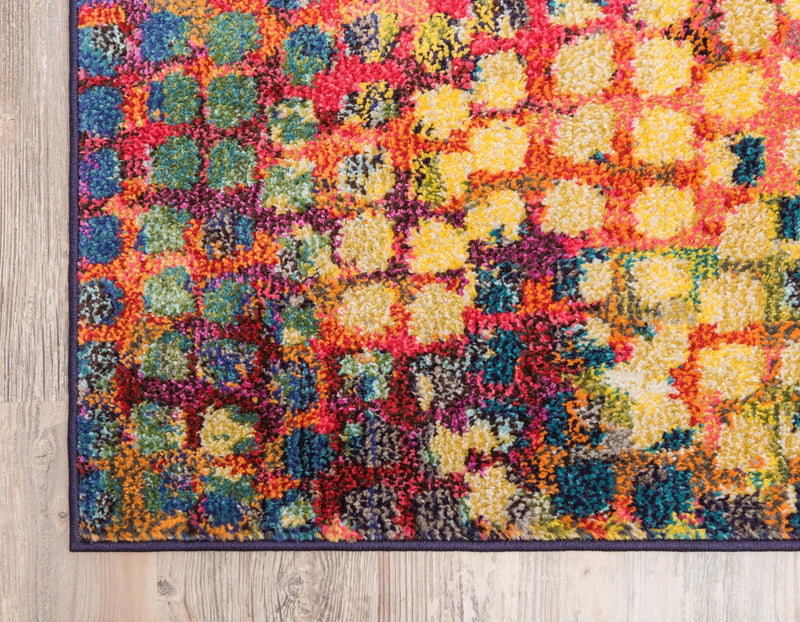Chromatic Oasis Collection Area Rug -  Tropic Rectangle Multi  lifestyle 26