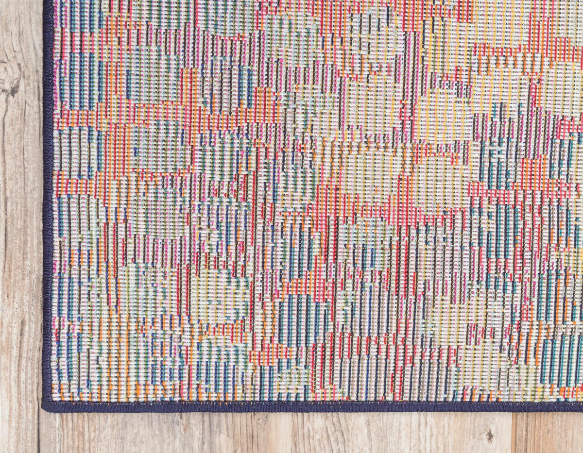 Chromatic Oasis Collection Area Rug -  Tropic Rectangle Multi  lifestyle 29