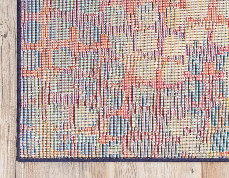Chromatic Oasis Collection Area Rug -  Tropic Rectangle Multi  lifestyle 29