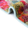 Chromatic Oasis Collection Area Rug -  Lagoon Round Multi  lifestyle 70