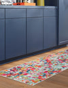 Chromatic Oasis Collection Area Rug -  Lagoon Runner Multi  lifestyle 47