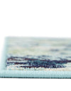 Chromatic Oasis Collection Area Rug -  Lagoon Rectangular Light Blue  lifestyle 52