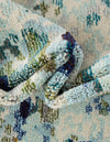 Chromatic Oasis Collection Area Rug -  Lagoon Rectangular Light Blue  lifestyle 56