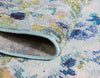 Chromatic Oasis Collection Area Rug -  Lagoon Rectangle Light Blue  lifestyle 19
