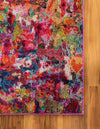 Chromatic Oasis Collection Area Rug -  Lagoon Rectangular Magenta  lifestyle 73