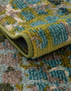 Chromatic Oasis Collection Area Rug -  Tropic Rectangle Blue Green  lifestyle 40
