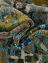 Chromatic Oasis Collection Area Rug -  Tropic Rectangle Blue Green  lifestyle 44