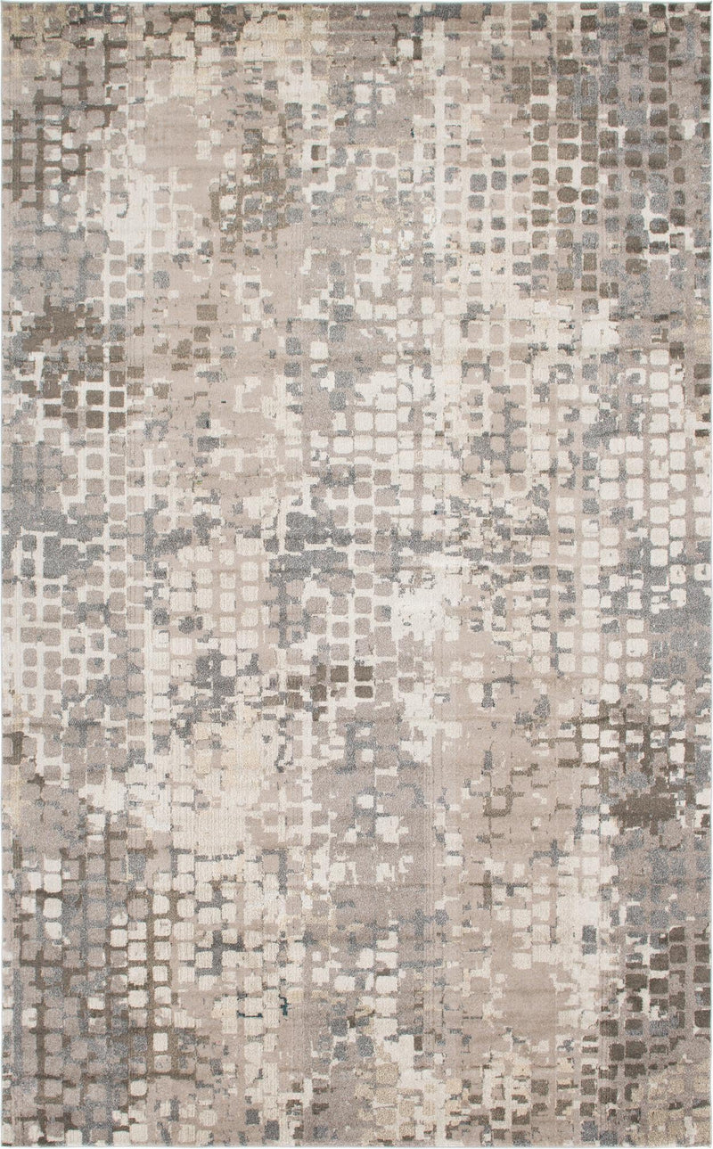 Chromatic Oasis Collection Area Rug -  Tropic Rectangular Gray  lifestyle 25
