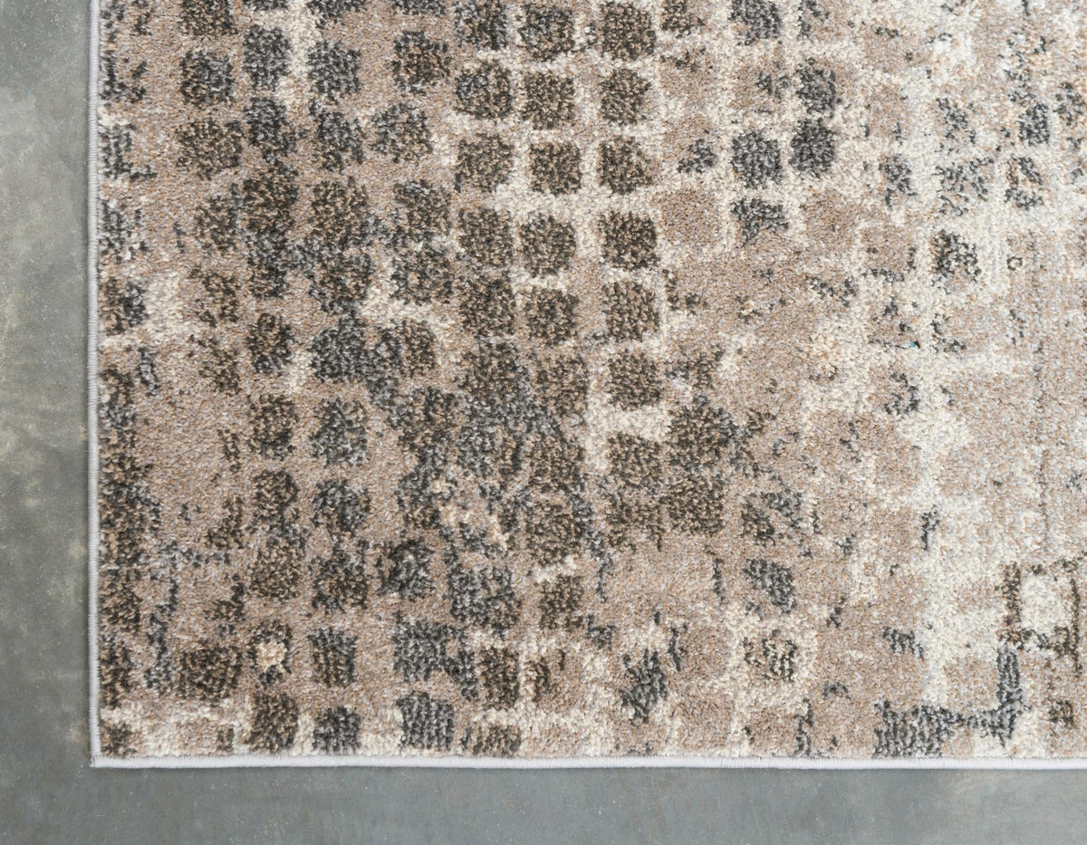 Chromatic Oasis Collection Area Rug -  Tropic Rectangle Gray  lifestyle 16