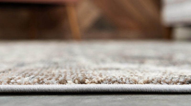 Chromatic Oasis Collection Area Rug -  Tropic Rectangle Gray  lifestyle 37