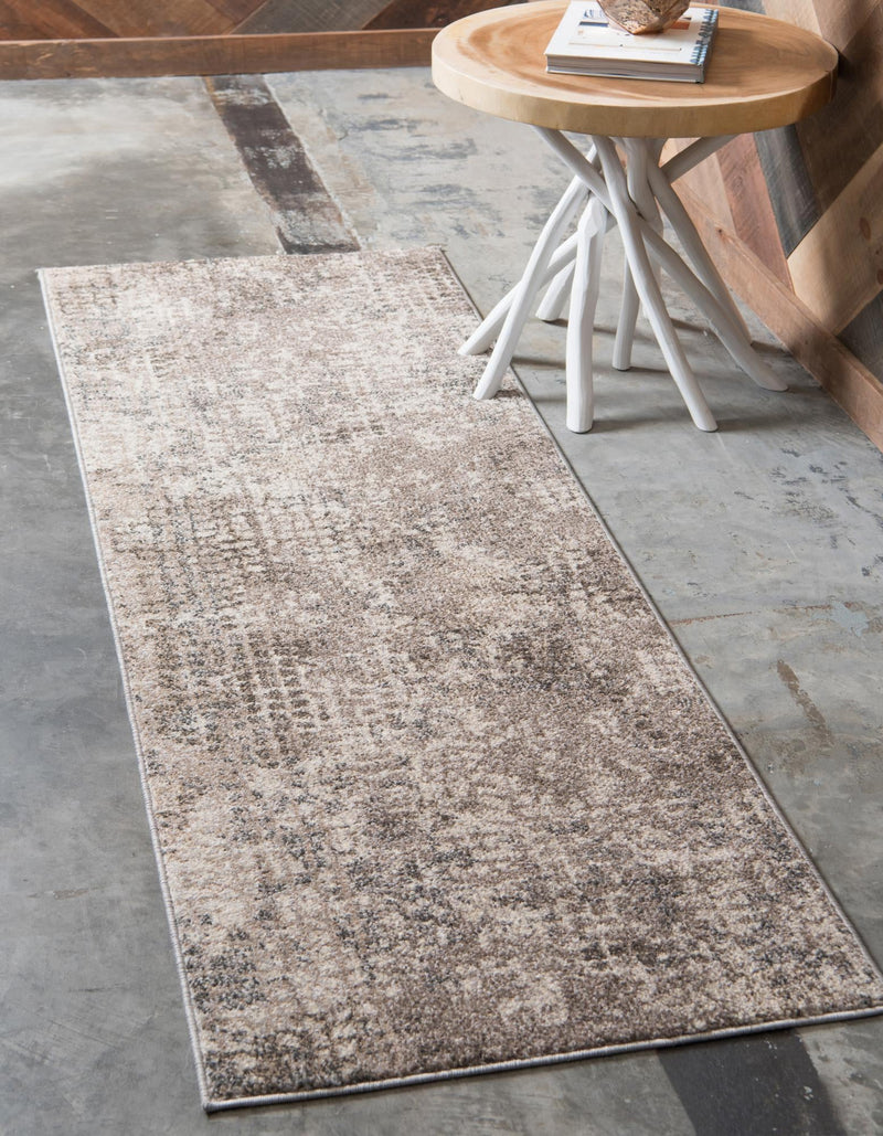 Chromatic Oasis Collection Area Rug -  Tropic Runner Gray  lifestyle 52