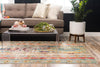 Sedona Vista Collection Area Rug -  Navajo Rectangle Blue  lifestyle 4