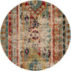 Sedona Vista Collection Area Rug -  Navajo Round Blue  lifestyle 63