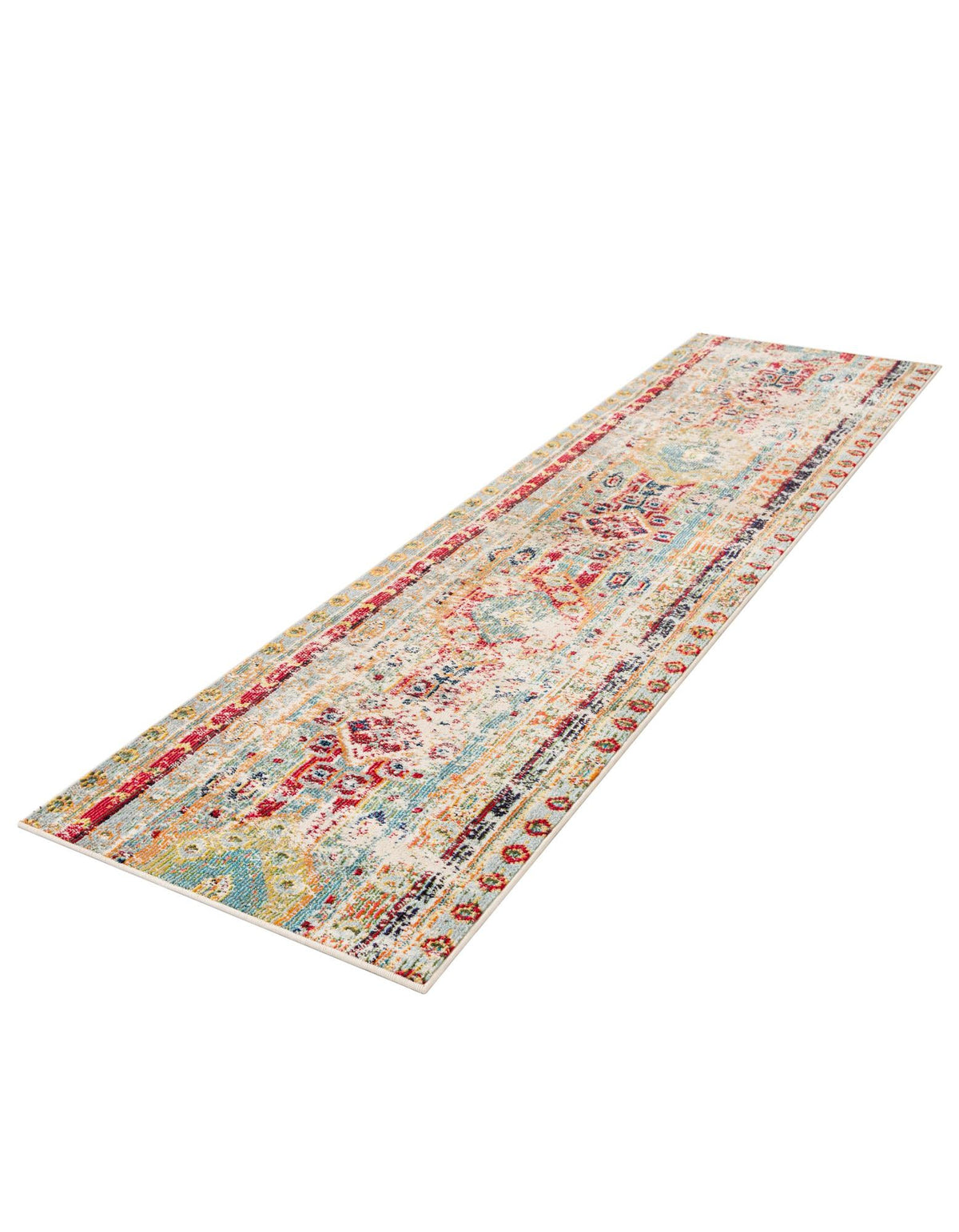 Sedona Vista Collection Area Rug -  Navajo Runner Blue  lifestyle 28
