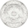 Amalfi Coast Woven Collection Area Rug -  Ravello Round Gray  lifestyle 26