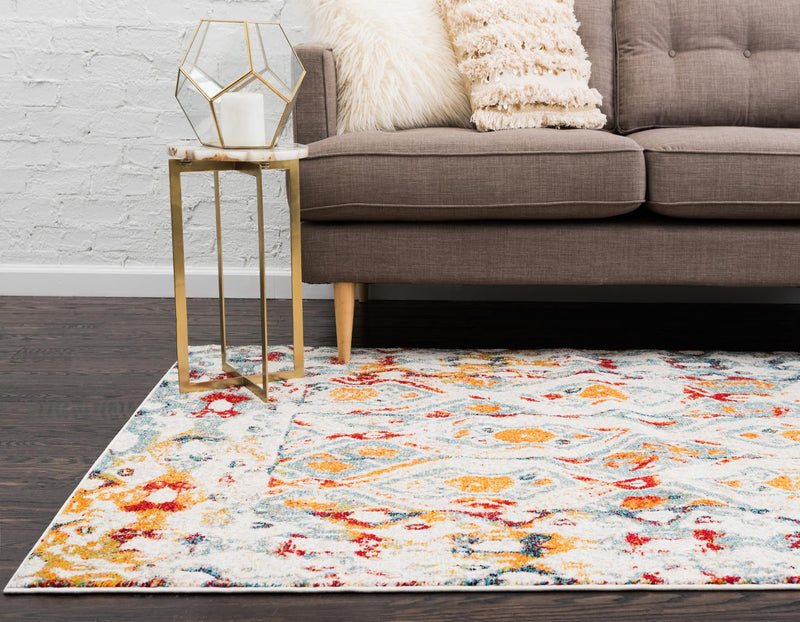 Amalfi Coast Woven Collection Area Rug -  Salerno Rectangle Multi  lifestyle 5