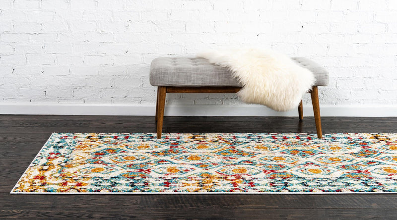 Amalfi Coast Woven Collection Area Rug -  Salerno Runner Multi  lifestyle 29