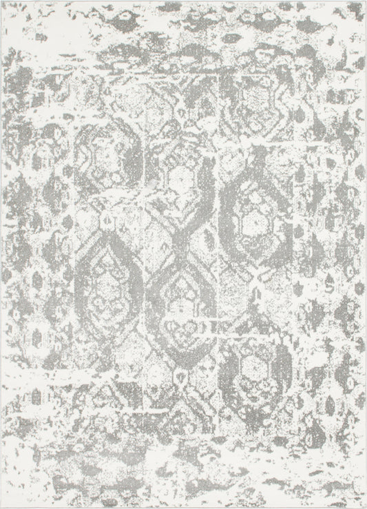 Amalfi Coast Woven Collection Area Rug -  Salerno Rectangle Light Gray Main