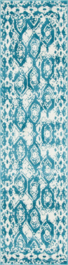 Amalfi Coast Woven Collection Area Rug -  Salerno Runner Blue  lifestyle 29