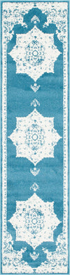 Amalfi Coast Woven Collection Area Rug -  Maiori Runner Blue  lifestyle 21