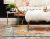 Amalfi Coast Woven Collection Area Rug -  Atrani Rectangle Orange  lifestyle 4