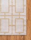 Hollywood Luxe Collection Area Rug -  Beverly (White Gold) Rectangle White Gold  lifestyle 19