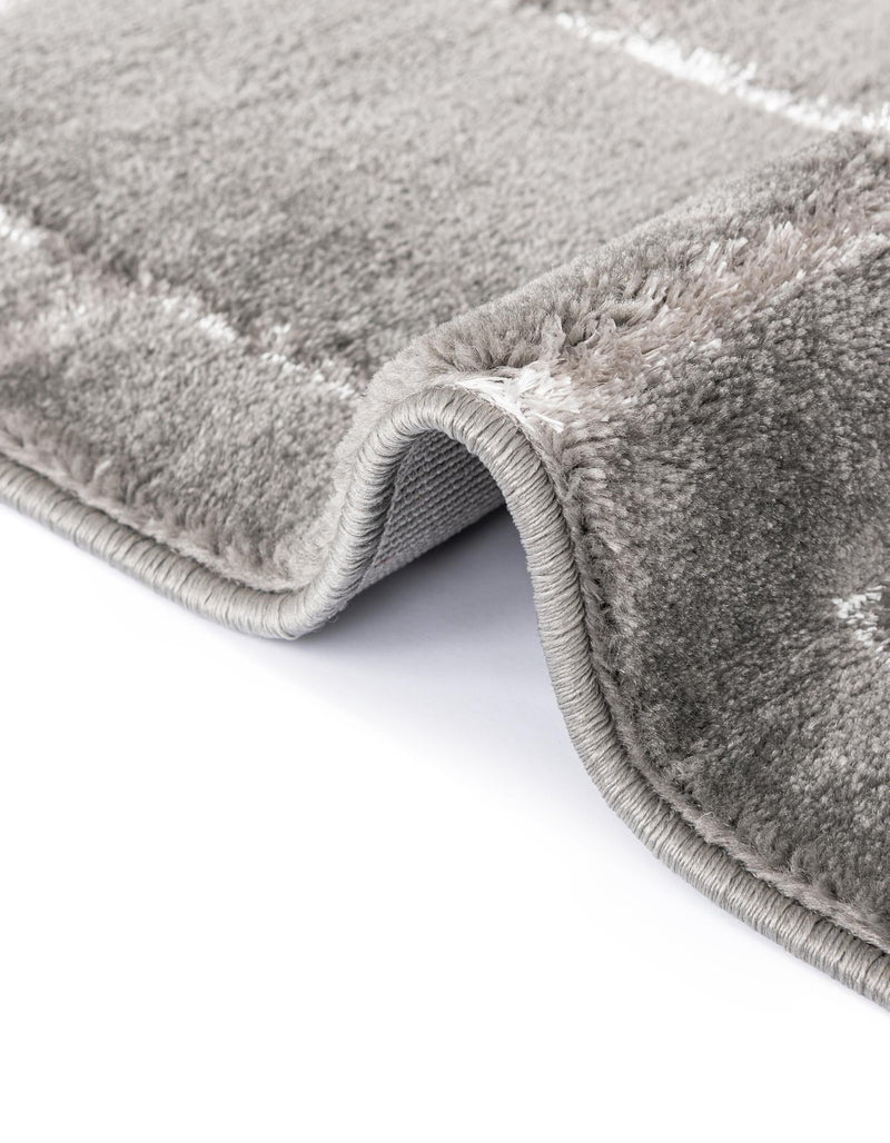 Hollywood Luxe Collection Area Rug -  Beverly (Gray Silver) Rectangle Gray Silver  lifestyle 10
