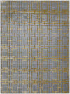 Hollywood Luxe Collection Area Rug -  Beverly (Gray Gold) Rectangle Gray Gold Main