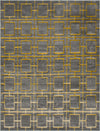 Hollywood Luxe Collection Area Rug -  Beverly (Gray Gold) Rectangle Gray Gold  lifestyle 2