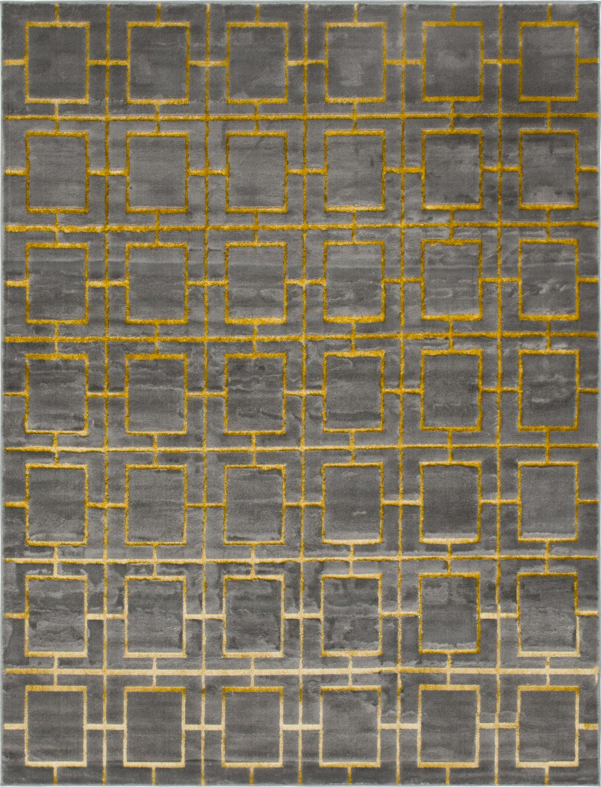 Hollywood Luxe Collection Area Rug -  Beverly Rectangle Gray and Gold  lifestyle 5