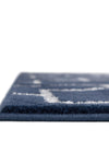 Hollywood Luxe Collection Area Rug -  Beverly (Navy Blue Silver) Rectangle Navy Blue Silver  lifestyle 7