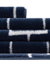 Hollywood Luxe Collection Area Rug -  Beverly (Navy Blue Silver) Rectangle Navy Blue Silver  lifestyle 14