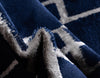 Hollywood Luxe Collection Area Rug -  Beverly (Navy Blue Silver) Rectangle Navy Blue Silver  lifestyle 15