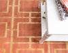 Hollywood Luxe Collection Area Rug -  Beverly (Coral Gold) Rectangle Coral Gold  lifestyle 6