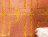 Hollywood Luxe Collection Area Rug -  Beverly (Coral Gold) Runner Coral Gold  lifestyle 19