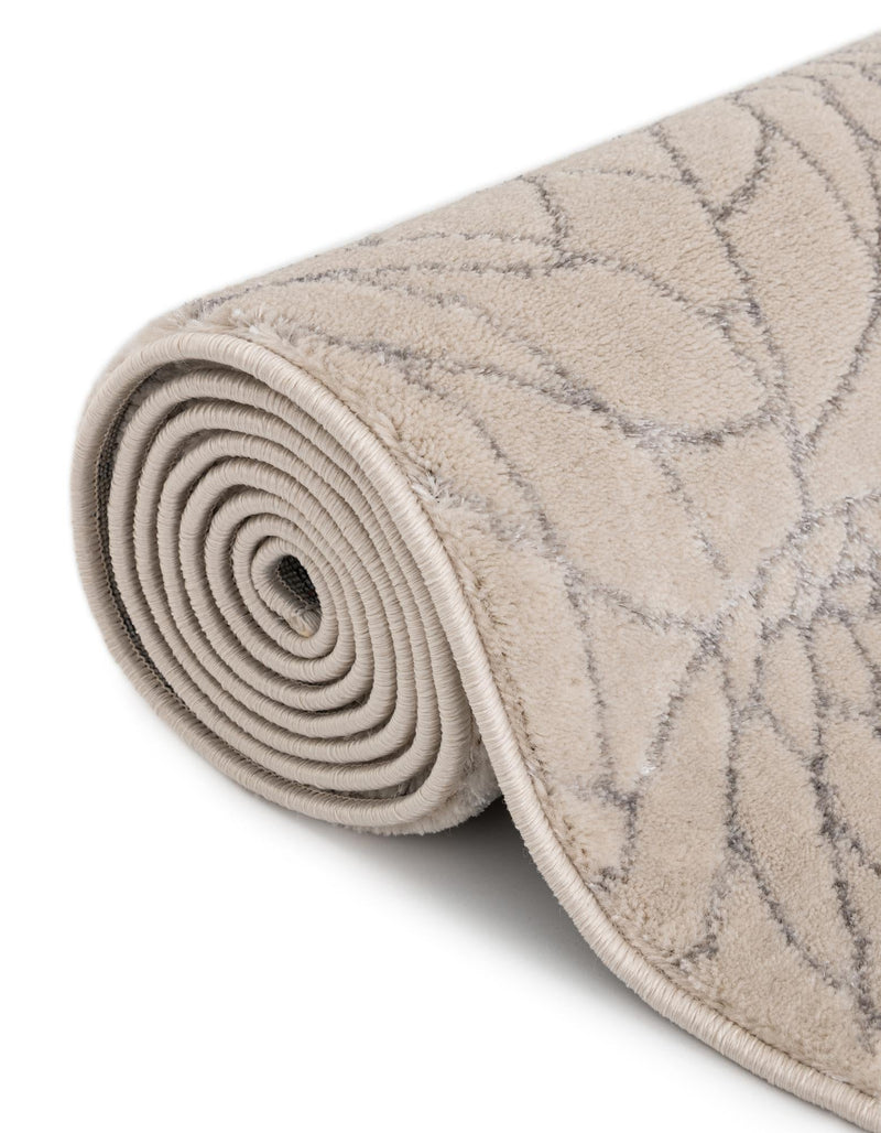 Hollywood Luxe Collection Area Rug -  Rodeo Rectangle White Silver  lifestyle 34