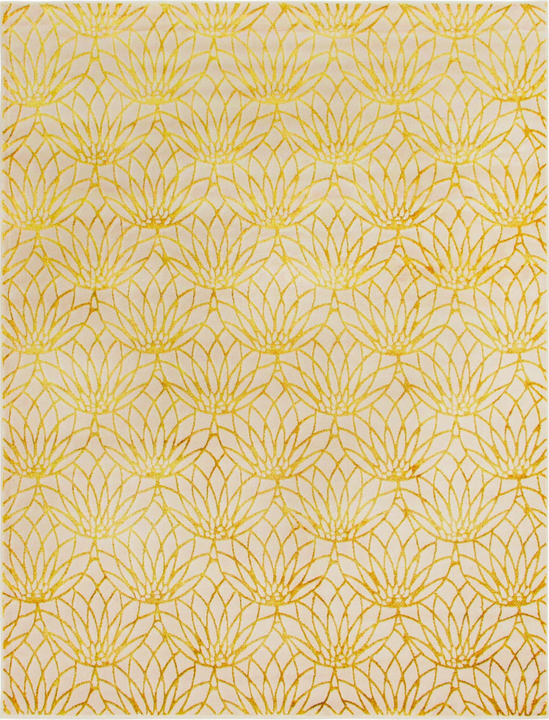Hollywood Luxe Collection Area Rug -  Rodeo Rectangle White Gold  lifestyle 2