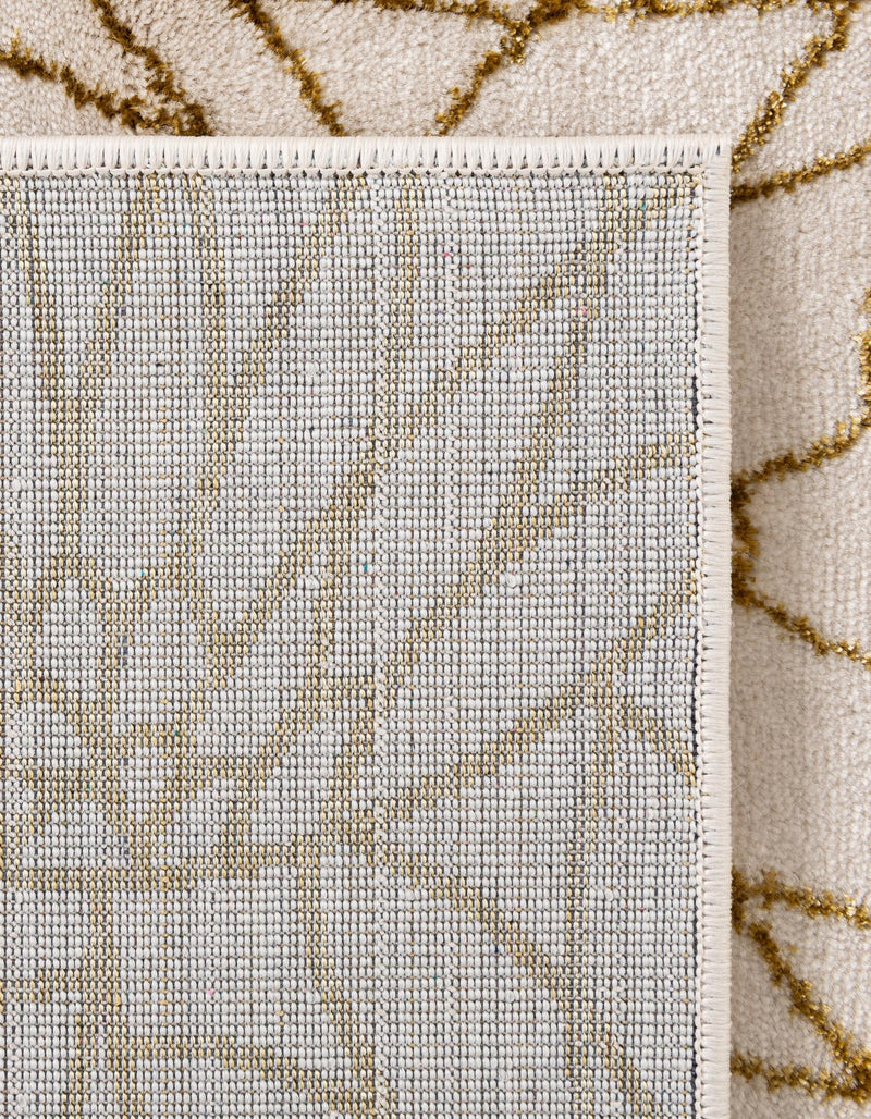 Hollywood Luxe Collection Area Rug -  Rodeo Rectangle White Gold  lifestyle 26