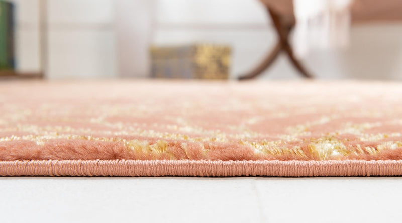 Hollywood Luxe Collection Area Rug -  Rodeo Rectangle Coral Gold  lifestyle 19