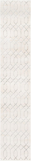 Hollywood Luxe Collection Area Rug - Sunset (White Silver) Runner White Silver  lifestyle 24